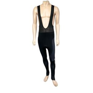 NEW Strava  Cycling Bike Black Outdoor Gel Pad Bib Racerback Tights Pants 2XL